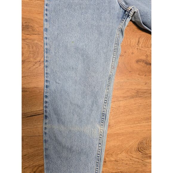 Vintage Levi's 501 Womens Jeans 9 Short Blue Light Wash Relax Fit Tapered Leg - Picture 5 of 16